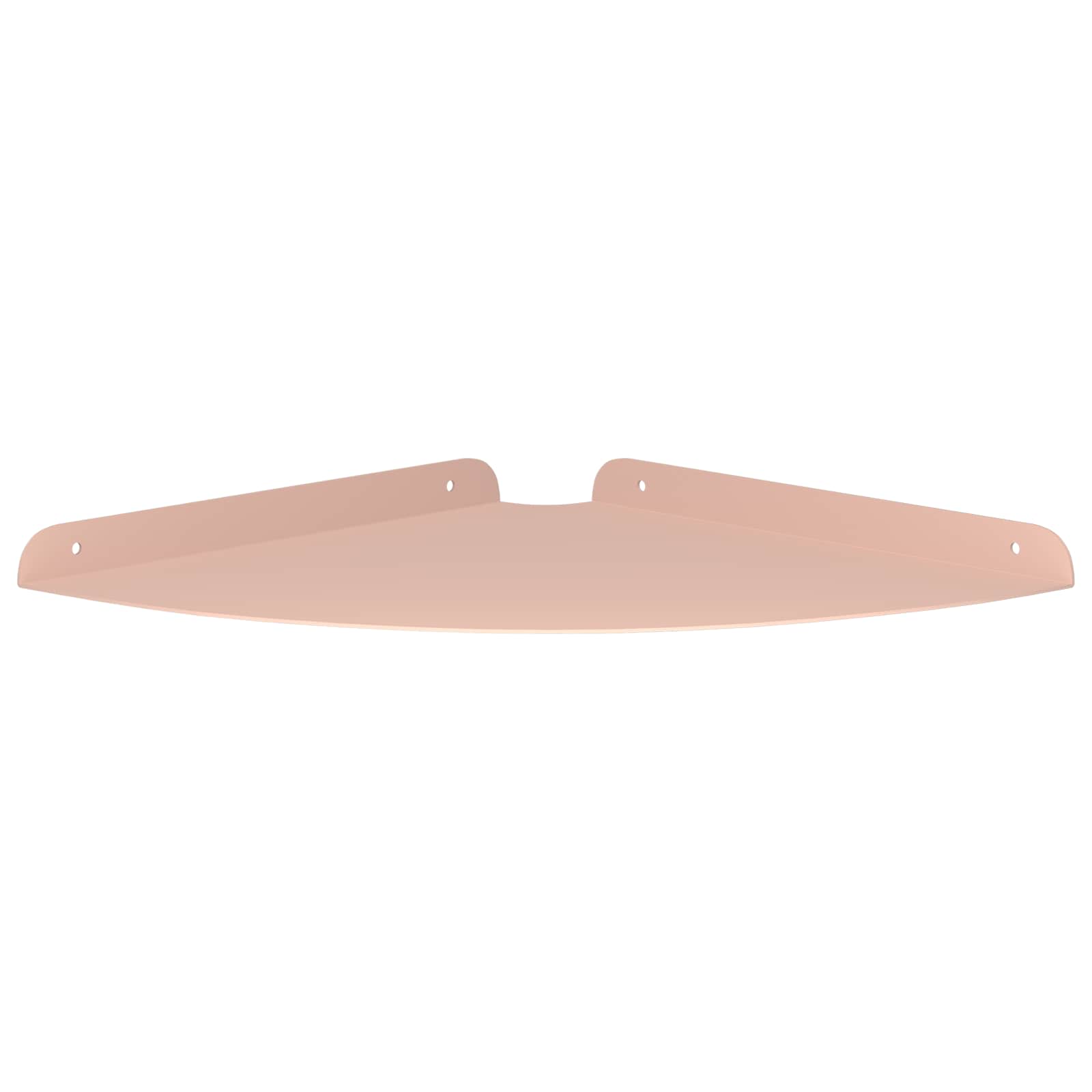 Mensola sospesa con lo scaffale 4 pcs Rosa 30 x 30 x 2 cm | homemem39