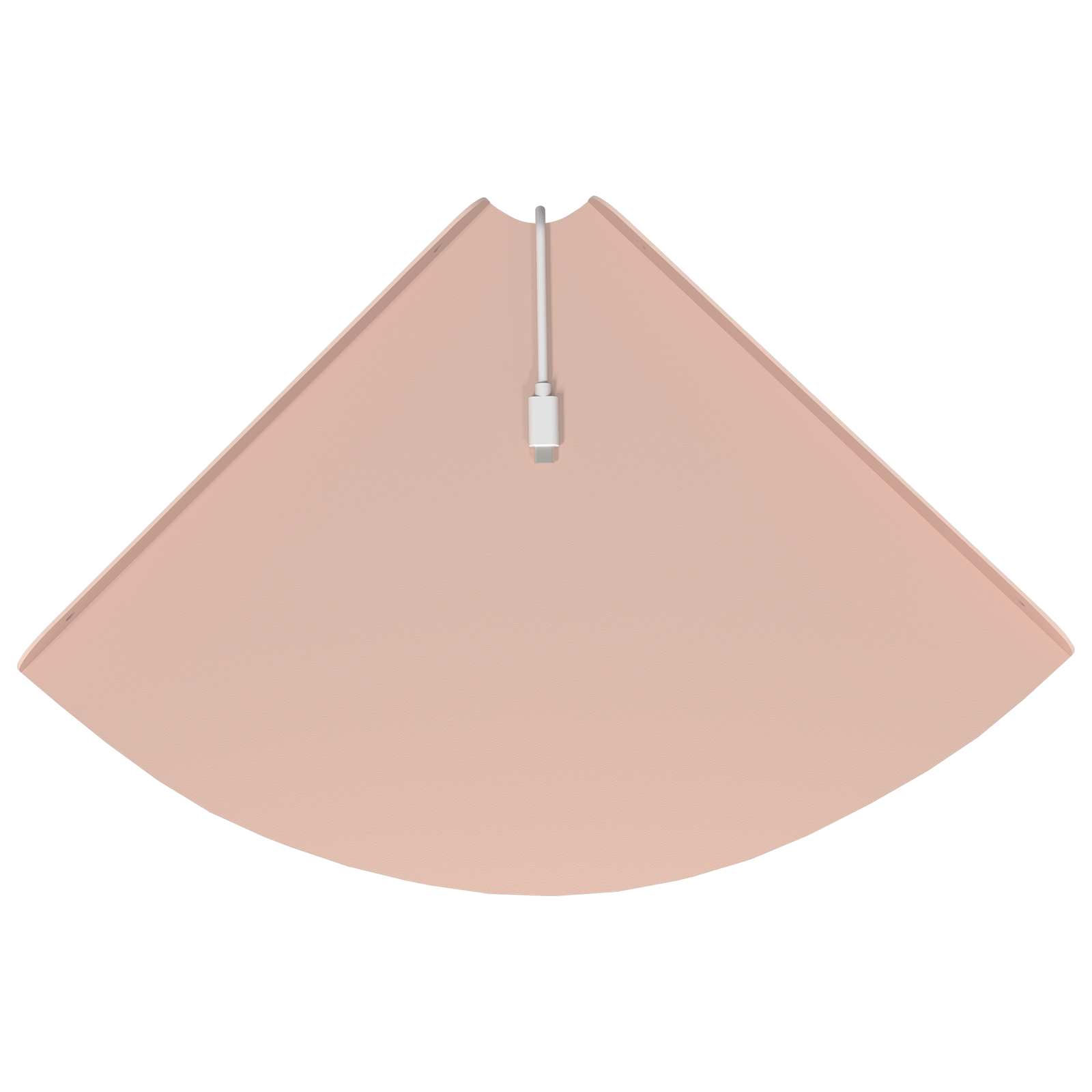 Mensola sospesa con lo scaffale 4 pcs Rosa 30 x 30 x 2 cm | homemem39