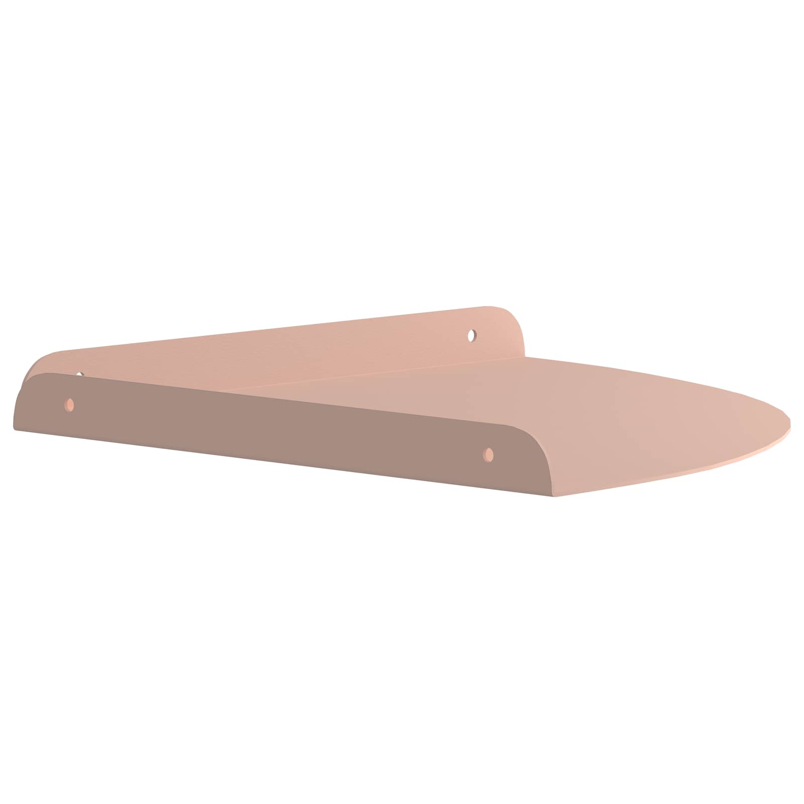 Mensola sospesa con lo scaffale 4 pcs Rosa 30 x 30 x 2 cm | homemem39