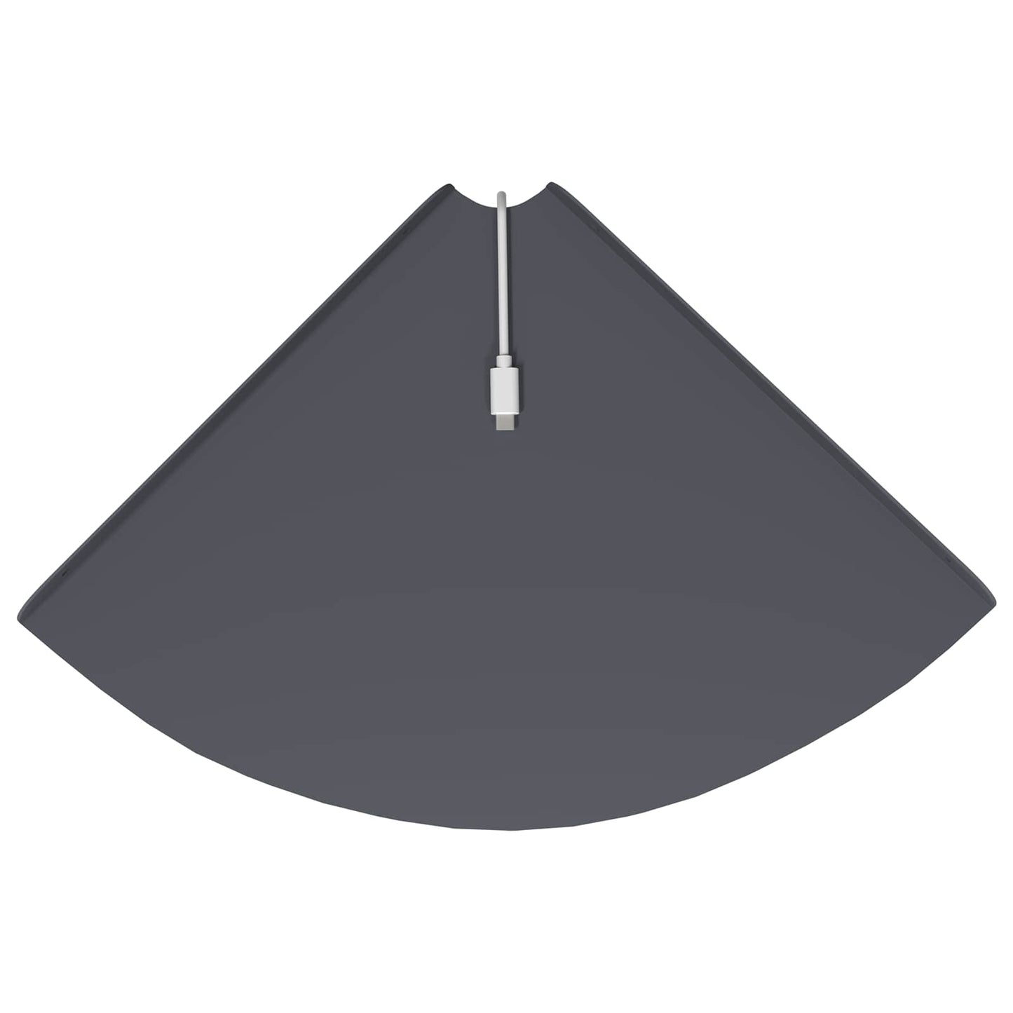 Mensola sospesa con lo scaffale 2 pcs Antracite 30 x 30 x 2 cm | homemem39