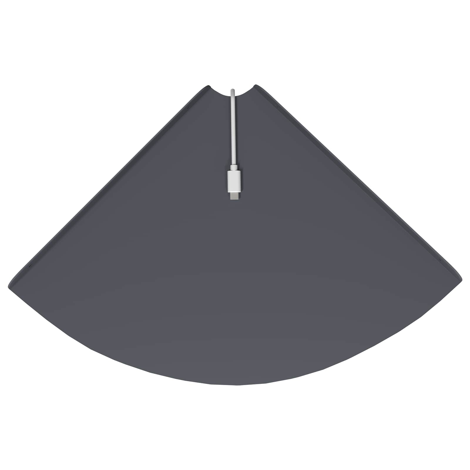 Mensola sospesa con lo scaffale 2 pcs Antracite 30 x 30 x 2 cm | homemem39