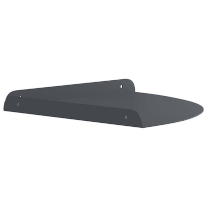 Mensola sospesa con lo scaffale 2 pcs Antracite 30 x 30 x 2 cm | homemem39