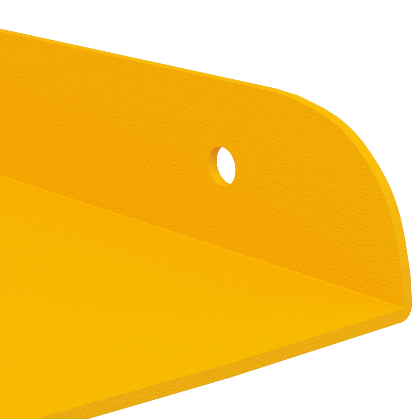 Mensola sospesa 4 pcs Giallo senape 30 x 30 x 2 cm | homemem39