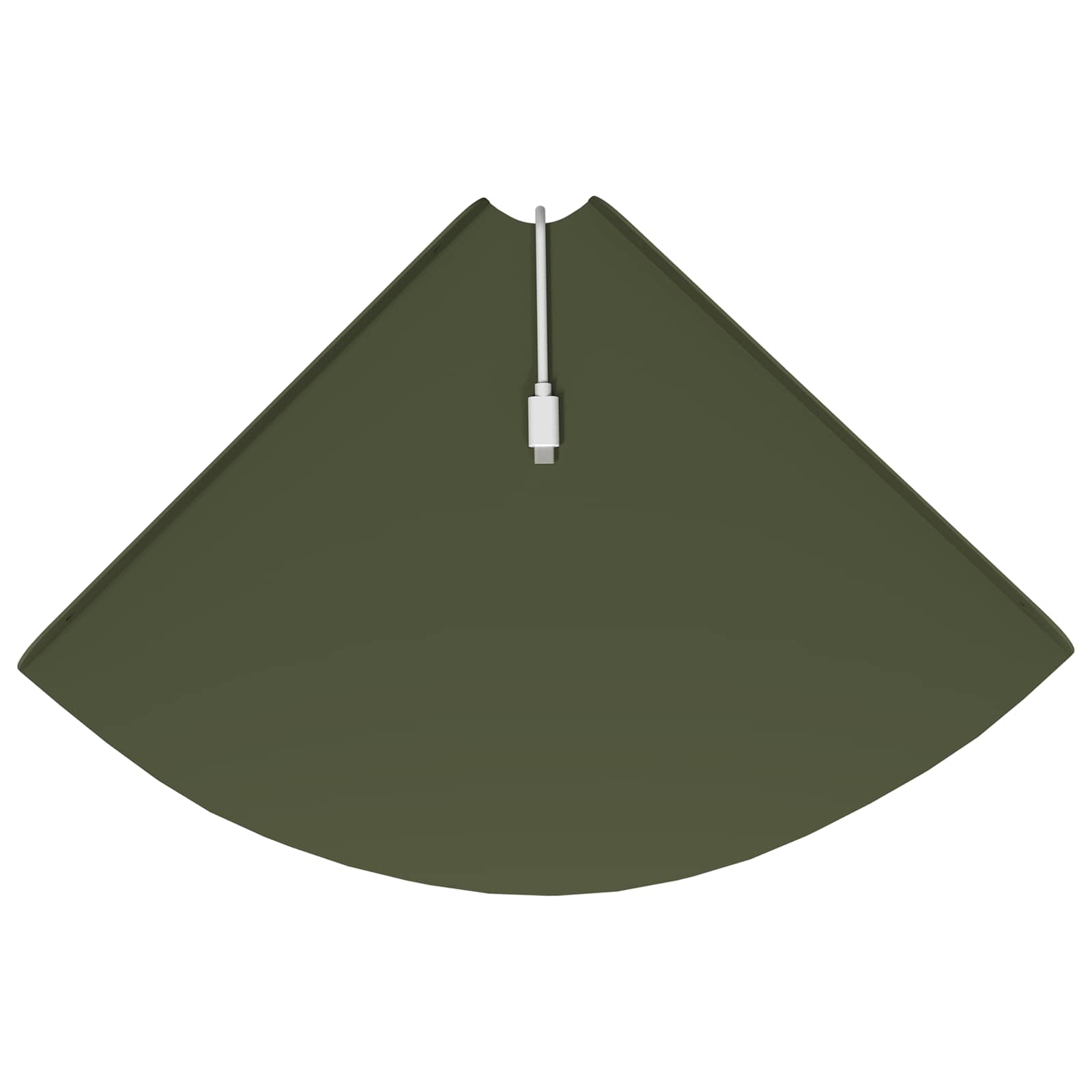 Mensola sospesa 2 pcs Verde oliva 30 x 30 x 2 cm | homemem39