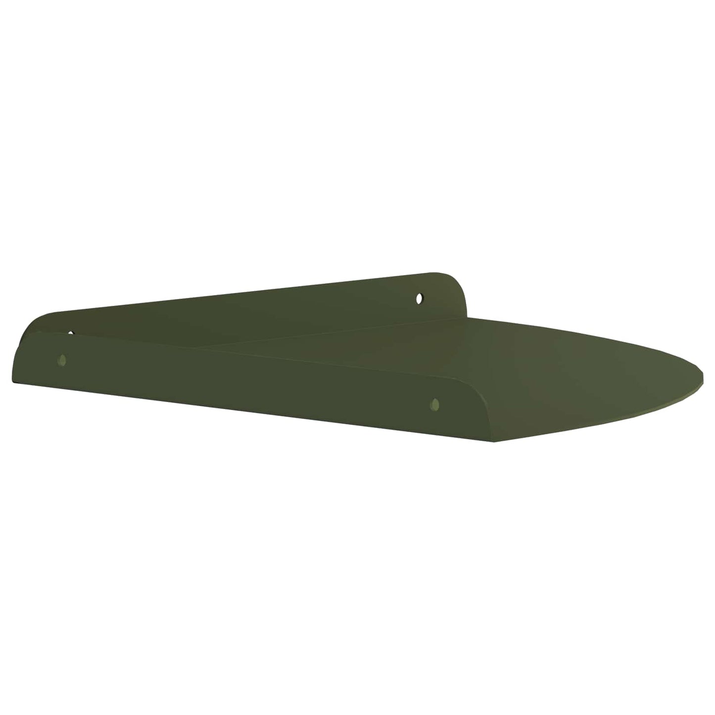Mensola sospesa 2 pcs Verde oliva 30 x 30 x 2 cm | homemem39