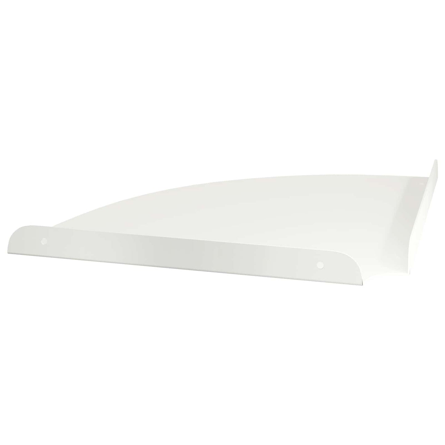 Mensola sospesa con lo scaffale 2 pcs Bianco 30 x 30 x 2 cm | homemem39