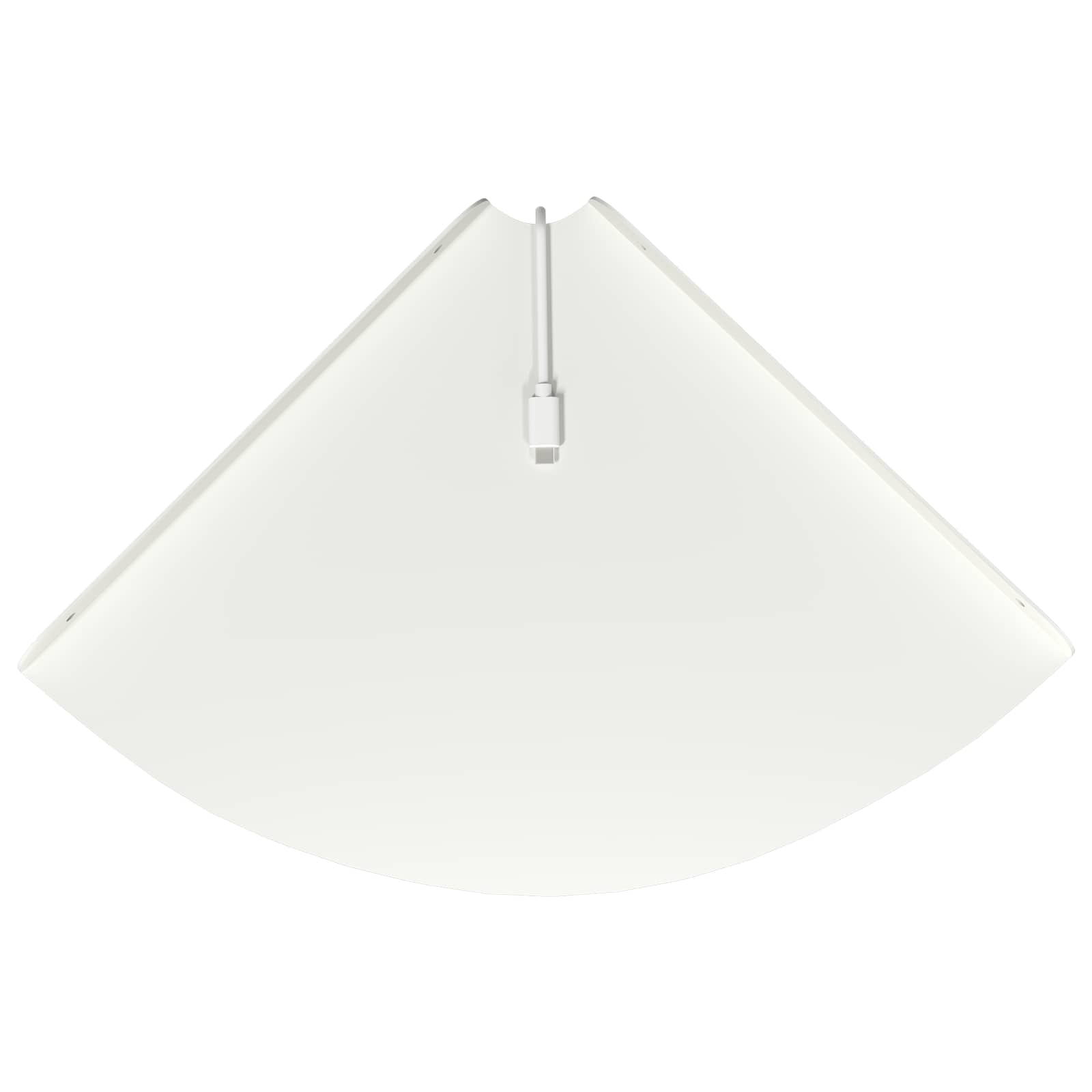 Mensola sospesa con lo scaffale 4 pcs Bianco 30 x 30 x 2 cm | homemem39
