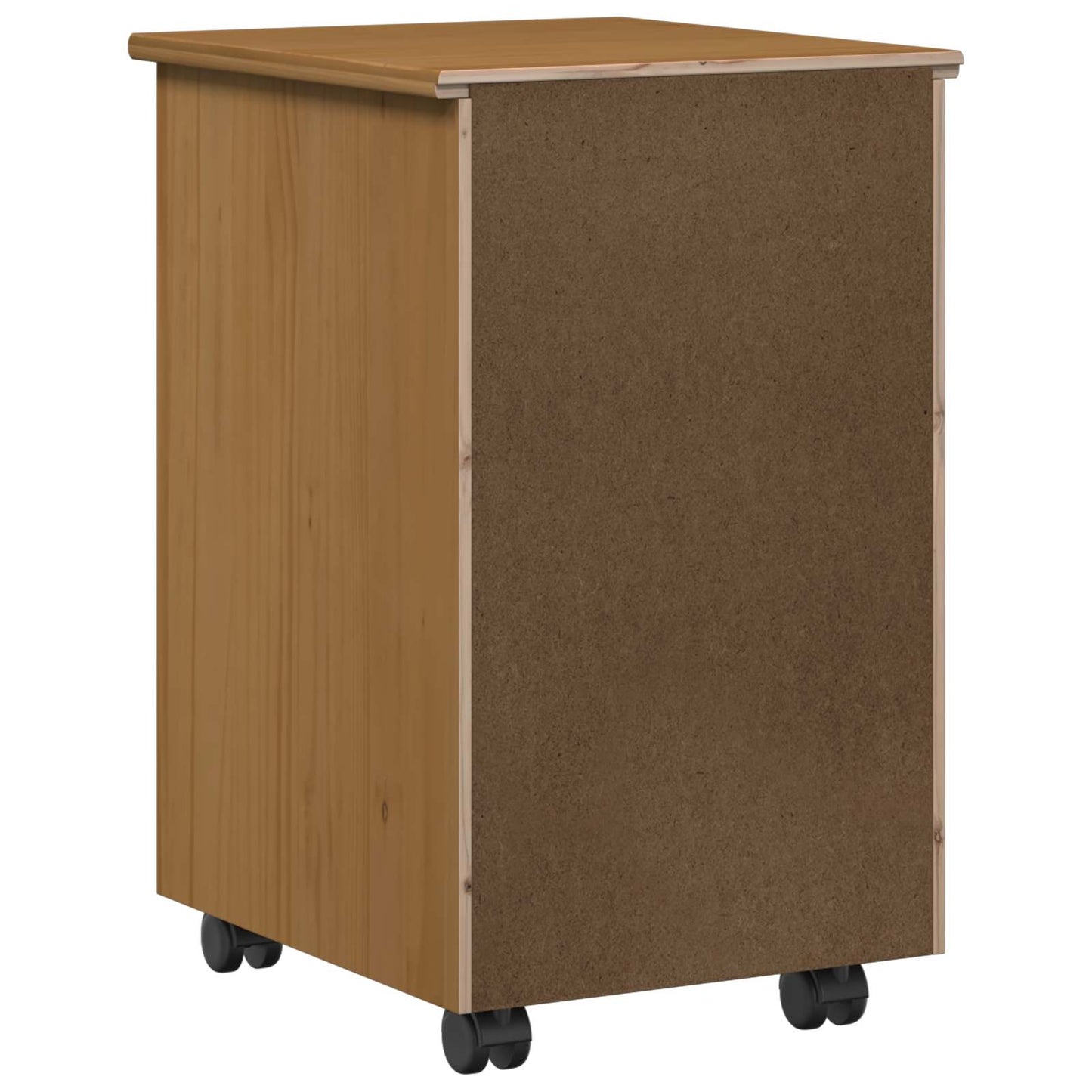 Mobile con Ruote con ruota MOSS Marrone Miele 34 x 39 x 56 cm | homemem39
