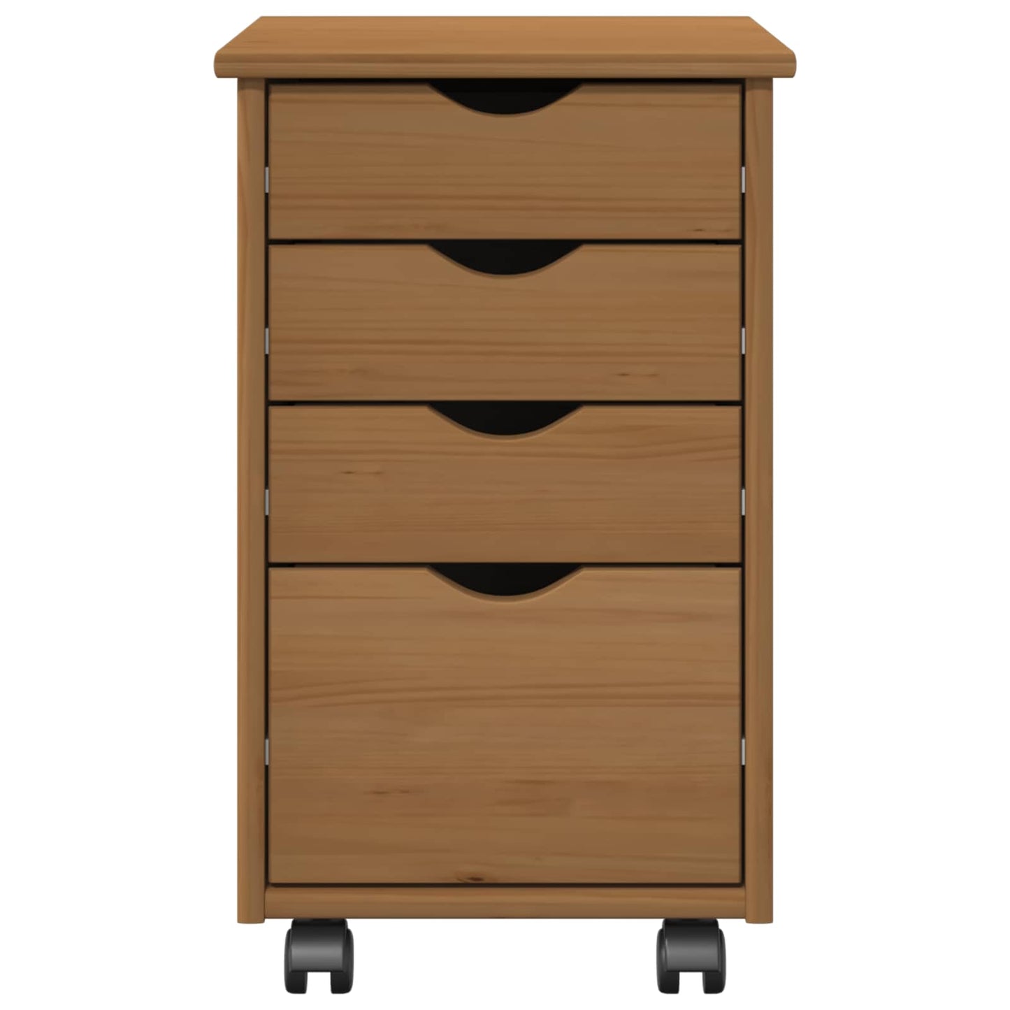 Mobile con Ruote con ruota MOSS Marrone Miele 34 x 39 x 56 cm | homemem39
