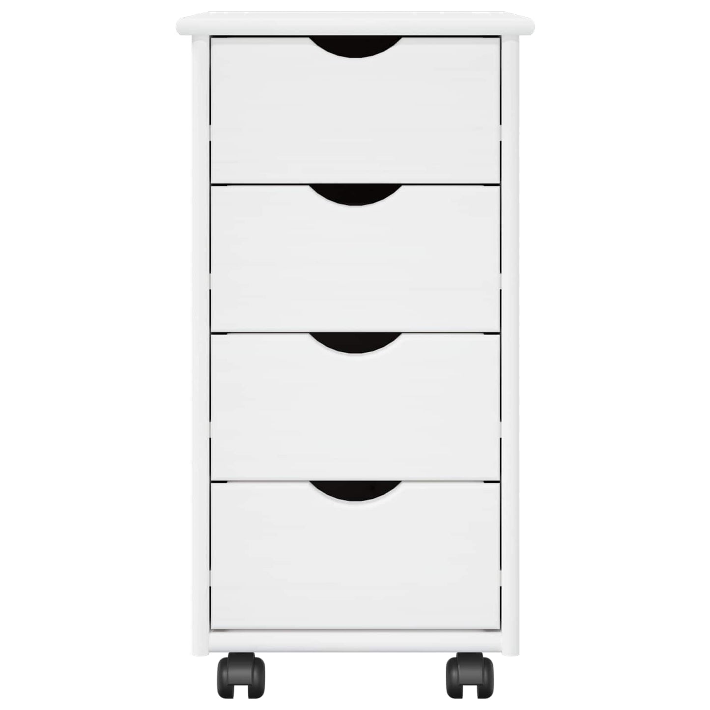 Mobile con Ruote con ruota Bianco 34 x 39 x 65,5 cm | homemem39