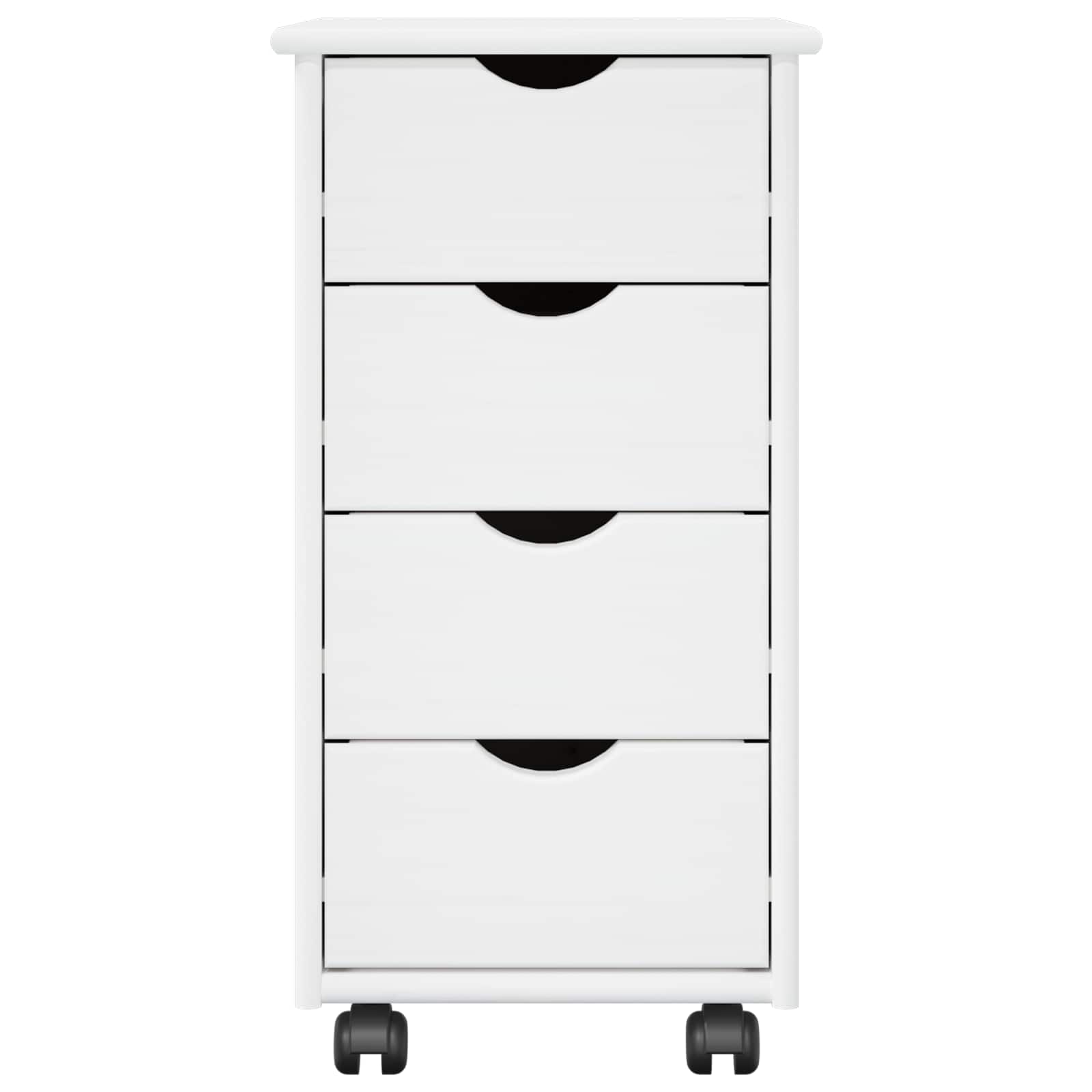 Mobile con Ruote con ruota Bianco 34 x 39 x 65,5 cm | homemem39