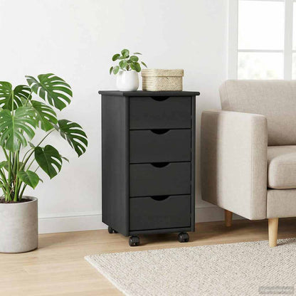 Mobile con Ruote con ruota Grigio 34 x 39 x 65,5 cm | homemem39