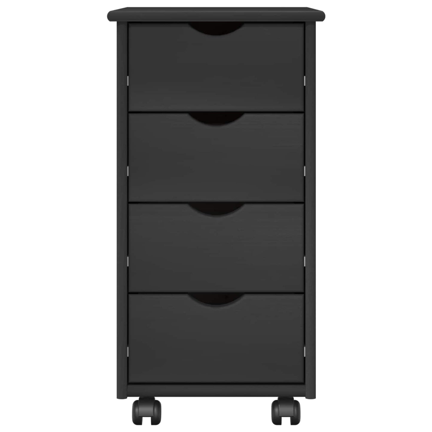 Mobile con Ruote con ruota Grigio 34 x 39 x 65,5 cm | homemem39