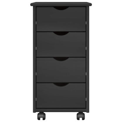 Mobile con Ruote con ruota Grigio 34 x 39 x 65,5 cm | homemem39