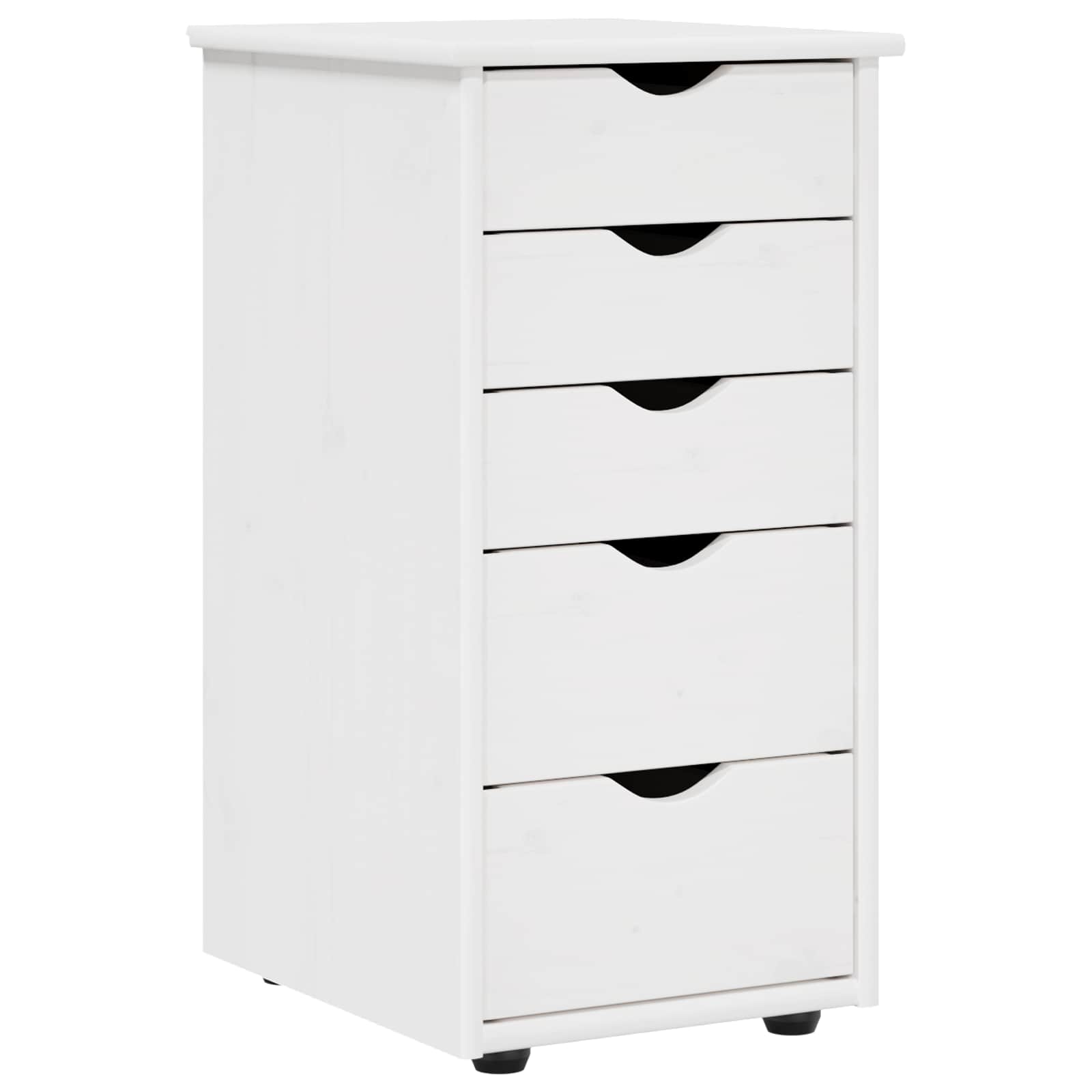 Armadietto Bianco 34 x 39 x 61,5 cm Legno di Pino Massello | homemem39