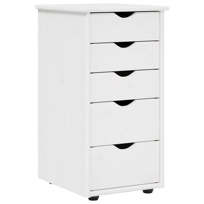 Armadietto Bianco 34 x 39 x 61,5 cm Legno di Pino Massello | homemem39