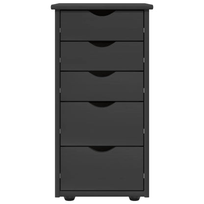 Armadietto Grigio 34 x 39 x 61,5 cm Legno di Pino Massello | homemem39