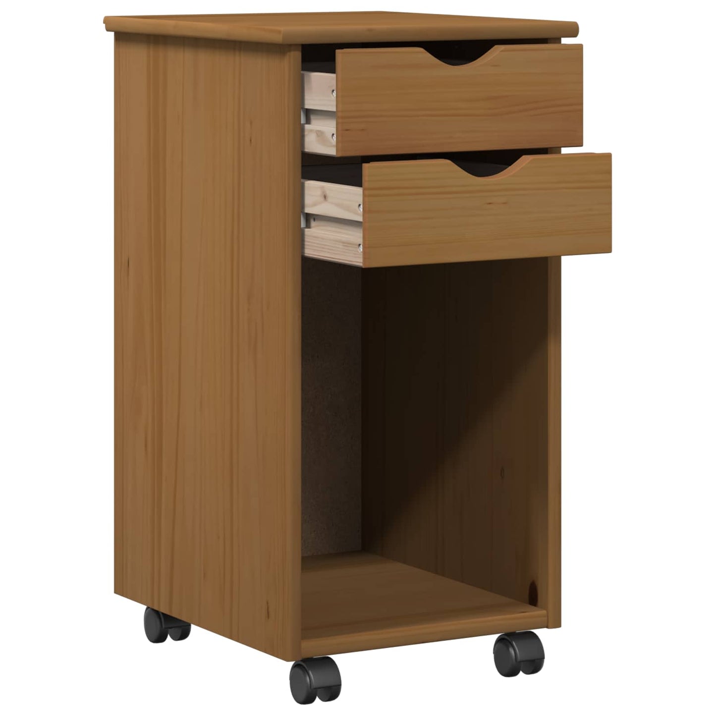 Mobile con Ruote con ruota Marrone Miele 34 x 39 x 65,5 cm | homemem39