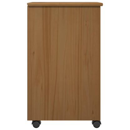 Mobile con Ruote con ruota Marrone Miele 34 x 39 x 65,5 cm | homemem39