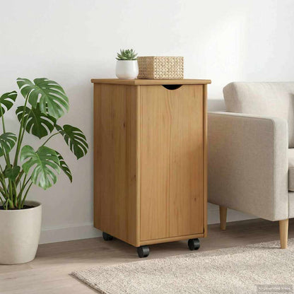 Mobile con Ruote con ruota Marrone miele 34 x 39 x 65,5 cm | homemem39