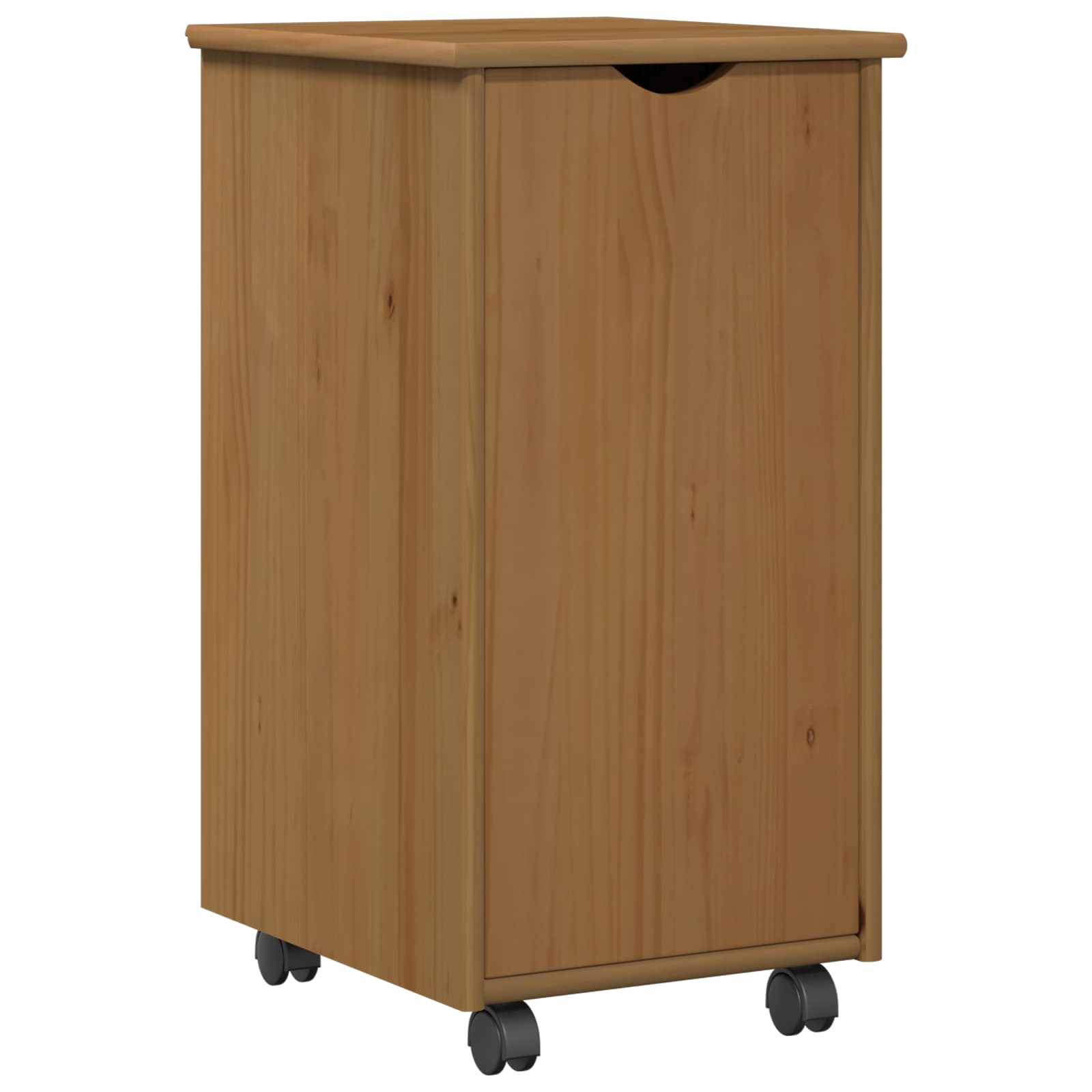 Mobile con Ruote con ruota Marrone miele 34 x 39 x 65,5 cm | homemem39