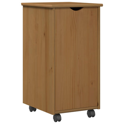 Mobile con Ruote con ruota Marrone miele 34 x 39 x 65,5 cm | homemem39