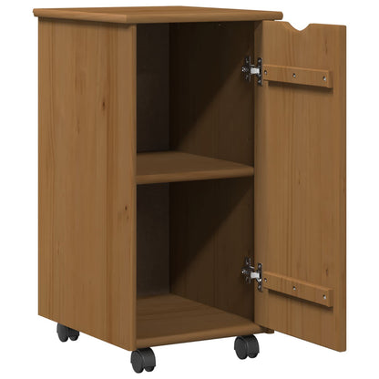 Mobile con Ruote con ruota Marrone miele 34 x 39 x 65,5 cm | homemem39