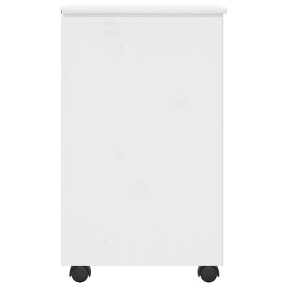 Mobile con Ruote con ruota Bianco 34 x 39 x 65,5 cm | homemem39