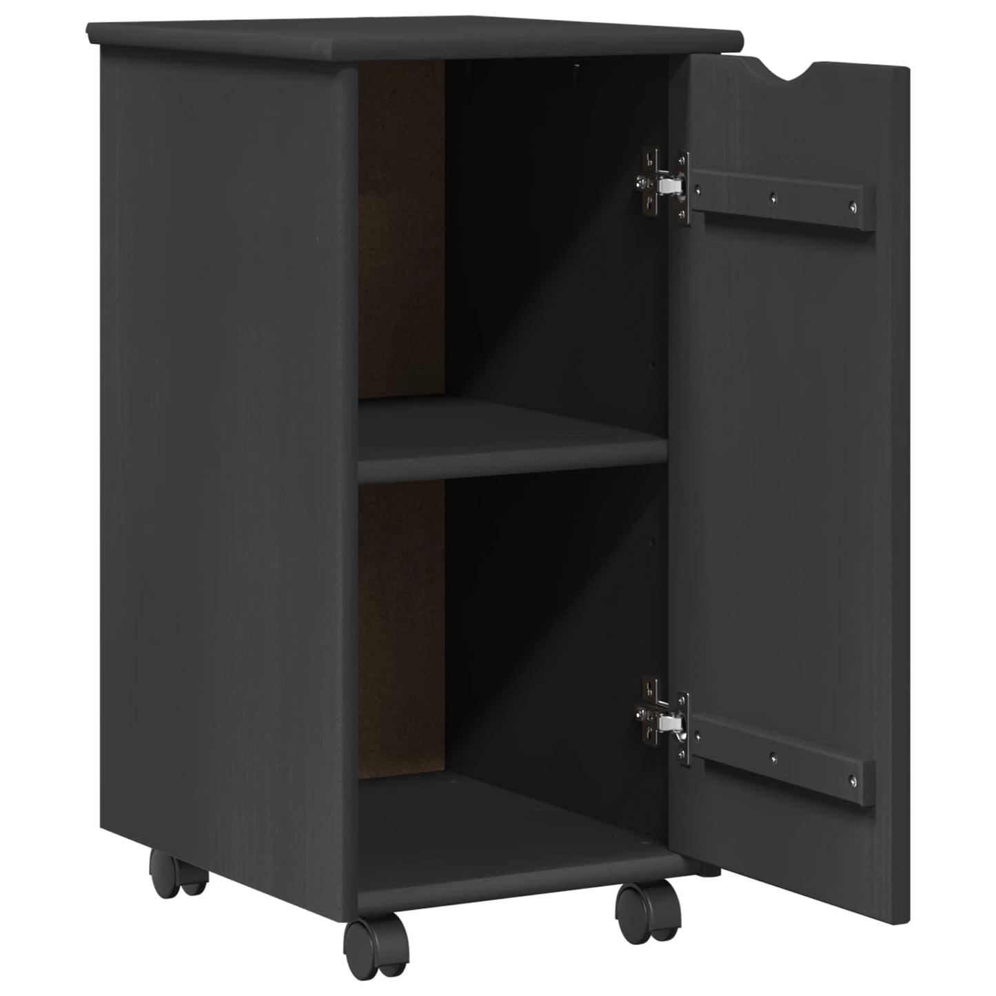 Mobile con Ruote con ruota Grigio 34 x 39 x 65,5 cm | homemem39