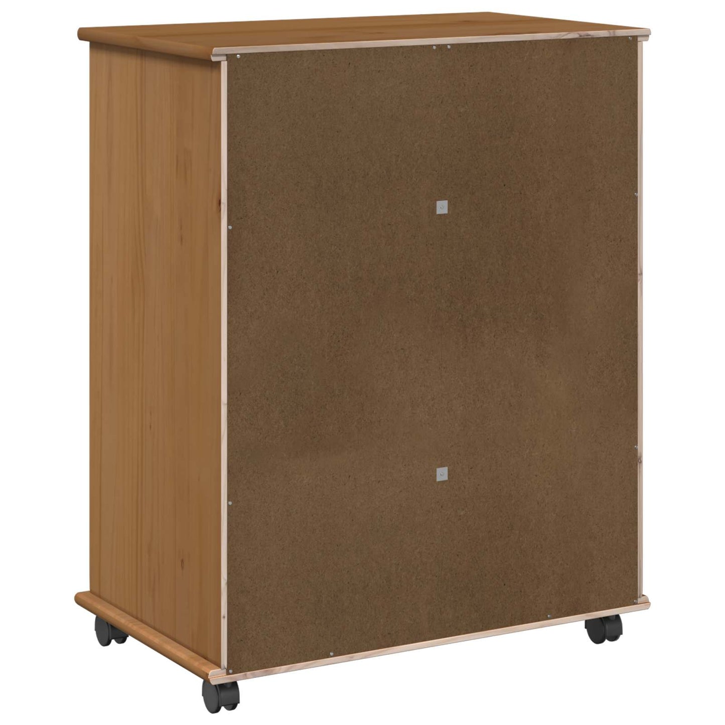 Mobile con Ruote con ruota Marrone miele 63,5 x 39 x 79 cm | homemem39