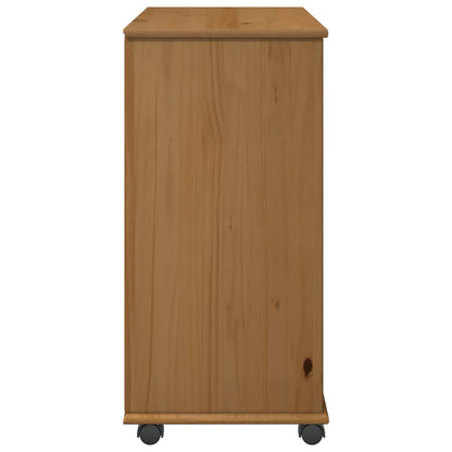 Mobile con Ruote con ruota Marrone miele 63,5 x 39 x 79 cm | homemem39