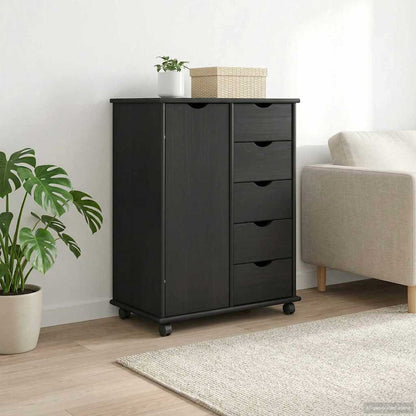 Mobile con Ruote con ruota Grigio 63,5 x 39 x 79 cm | homemem39