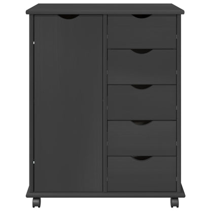 Mobile con Ruote con ruota Grigio 63,5 x 39 x 79 cm | homemem39