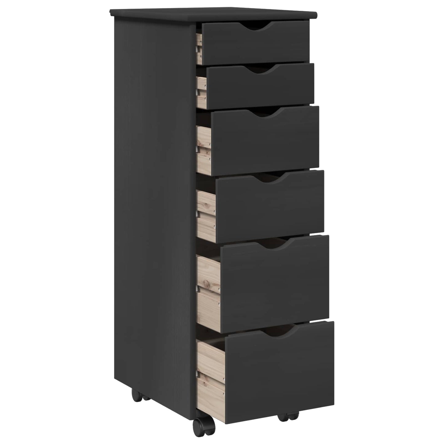 Mobile con Ruote con ruota Grigio 34 x 39 x 93,5 cm | homemem39