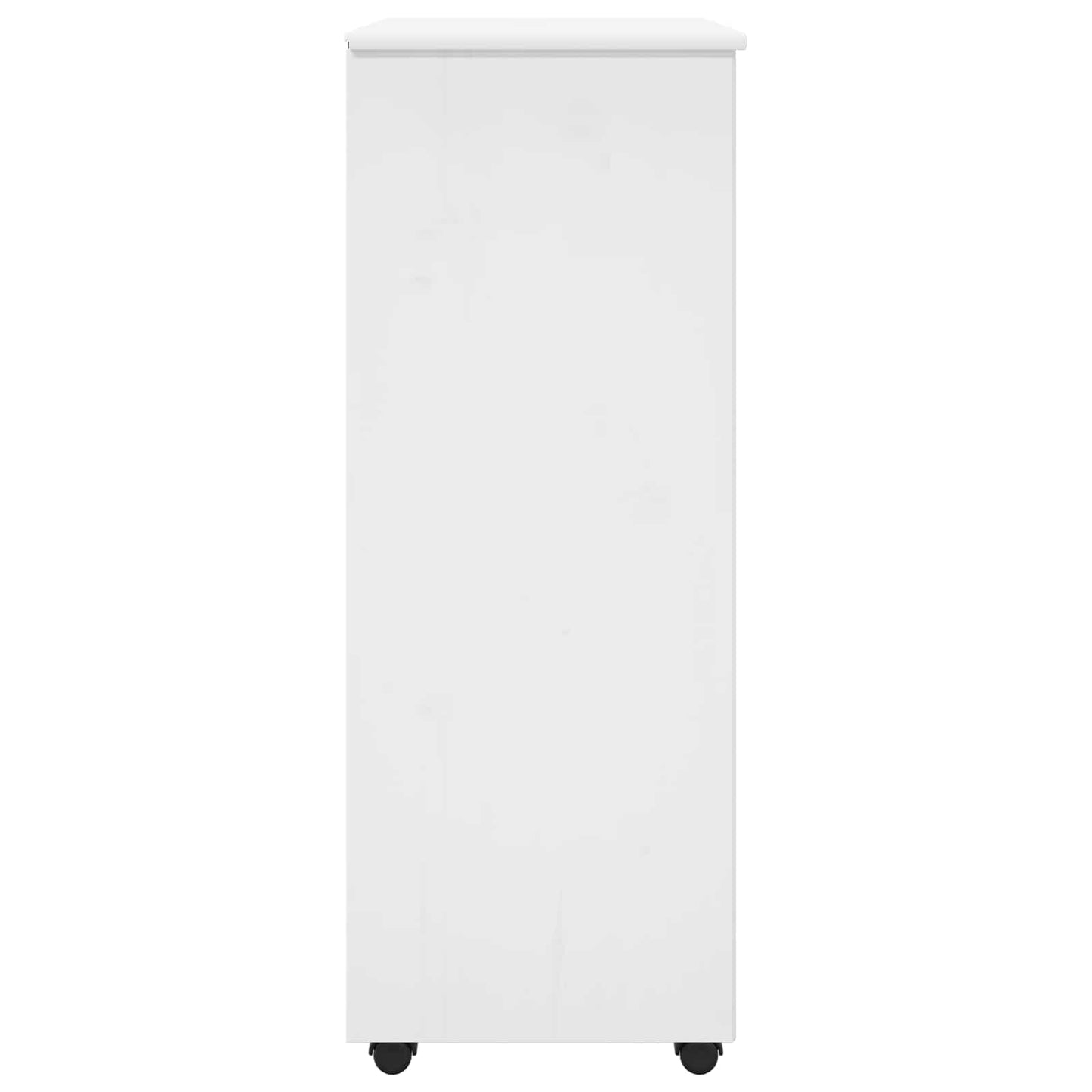 Mobile con Ruote Bianco 53 x 39 x 103 cm Legno di Pino Massello | homemem39