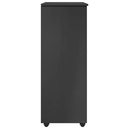 Mobile con Ruote Grigio 53 x 39 x 103 cm Legno di Pino Massello | homemem39