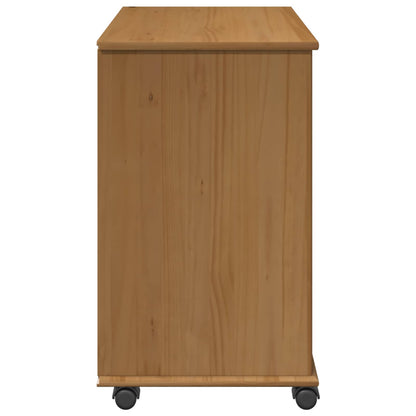 Mobile con Ruote con ruota Marrone miele 63,5 x 39 x 65,5 cm | homemem39