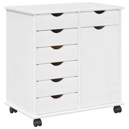 Mobile con Ruote con ruota Bianco 63,5 x 39 x 65,5 cm | homemem39