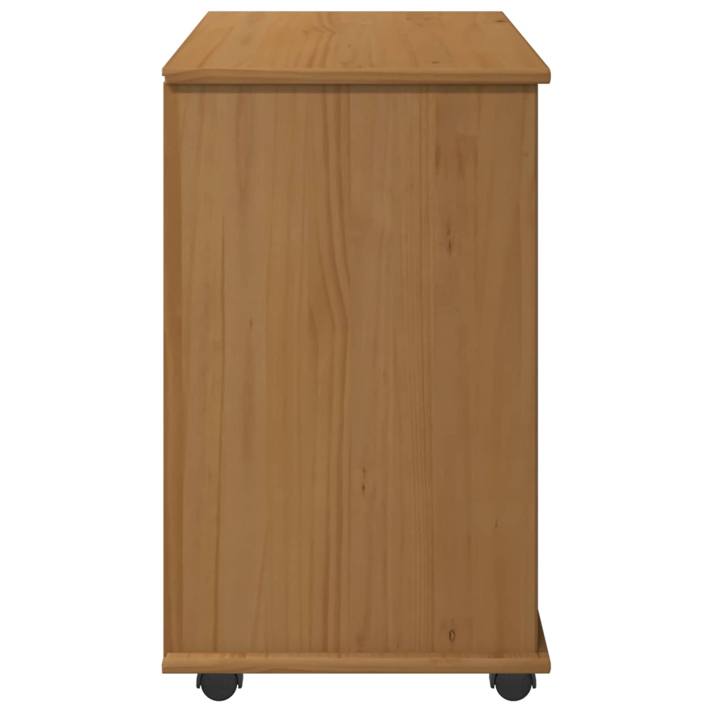 Mobile con Ruote con ruota Marrone miele 63,5 x 39 x 65,5 cm | homemem39