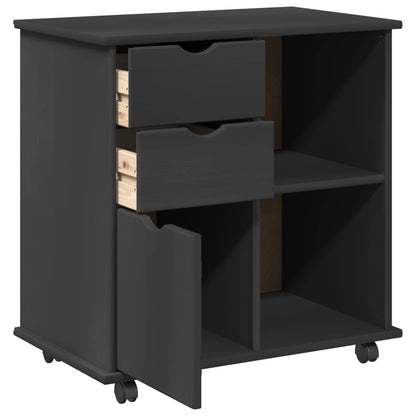 Mobile con Ruote con ruota Grigio 63,5 x 39 x 65,5 cm | homemem39