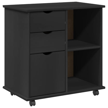 Mobile con Ruote con ruota Nero 63,5 x 39 x 65,5 cm | homemem39