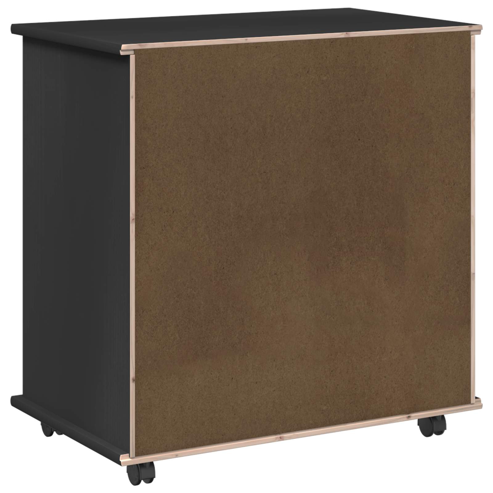 Mobile con Ruote con ruota Nero 63,5 x 39 x 65,5 cm | homemem39