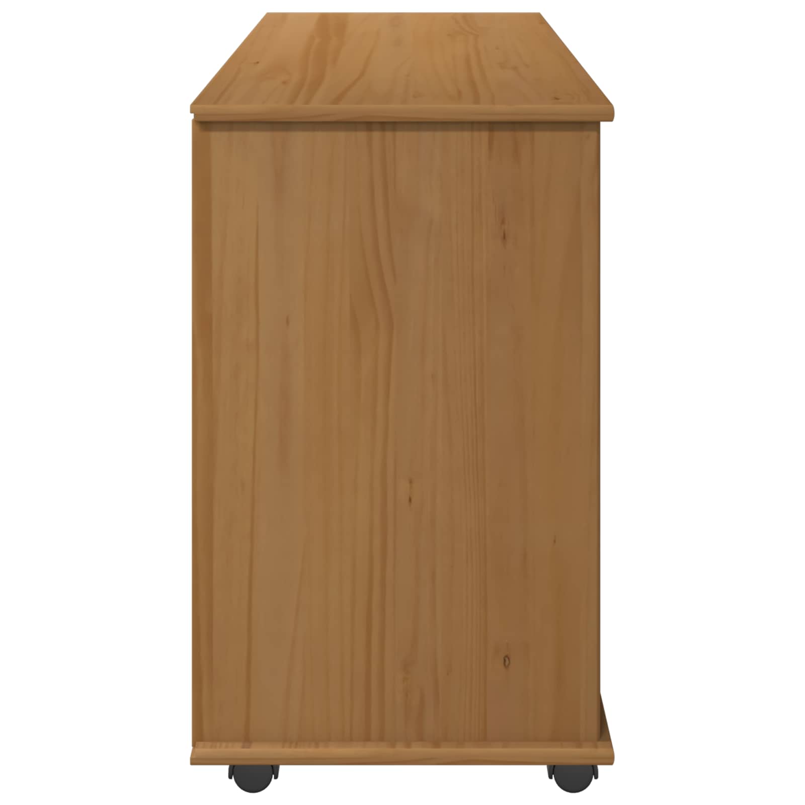 Mobile con Ruote con ruota Marrone miele 100 x 39 x 65,5 cm | homemem39