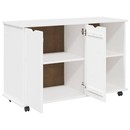 Mobile con Ruote con ruota Bianco 100 x 39 x 65,5 cm | homemem39