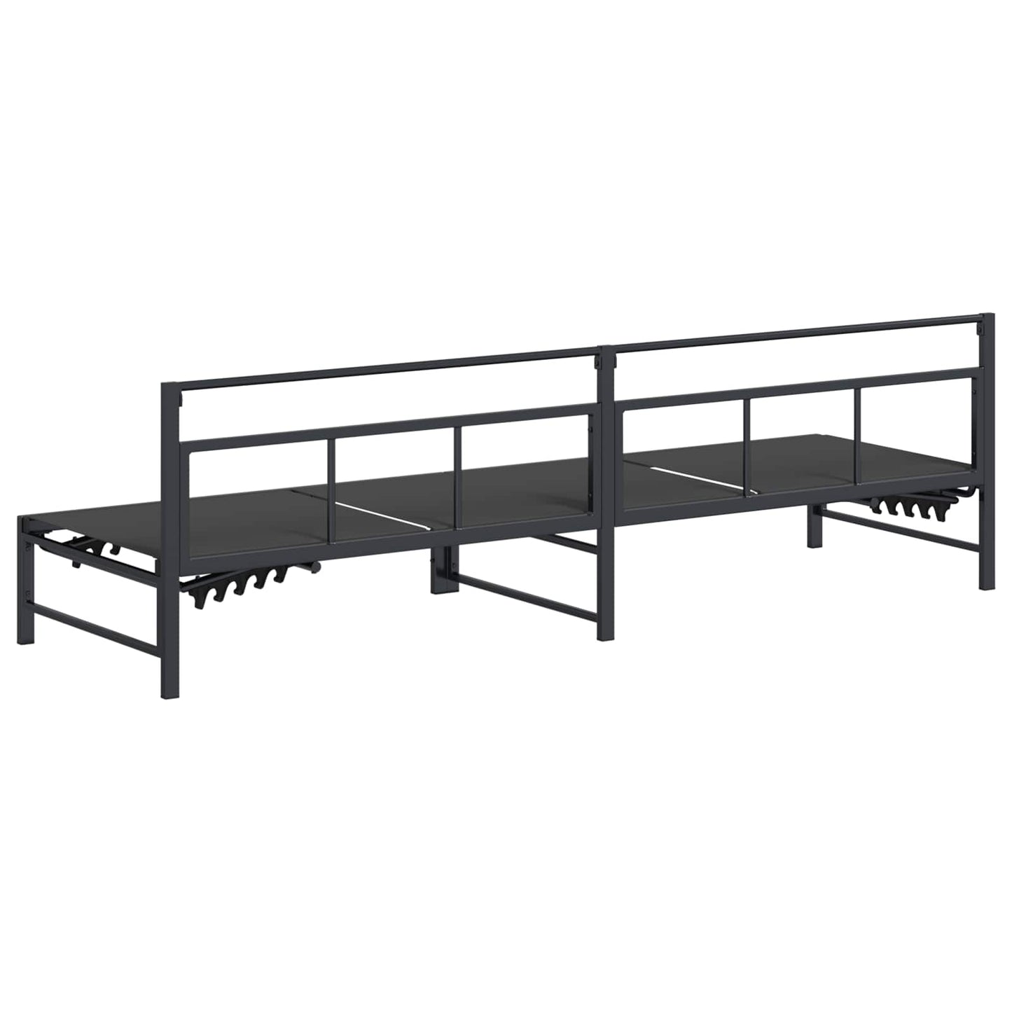 Lettino da sole Nero 200 x 62 x 59,5 cm Textilene | homemem39