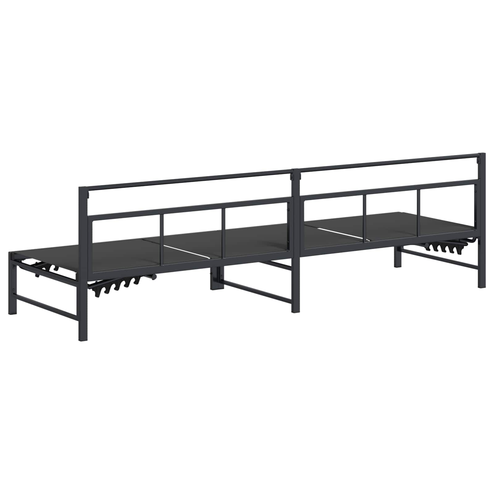 Lettino da sole Nero 200 x 62 x 59,5 cm Textilene | homemem39