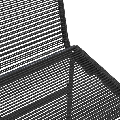 Sedie da giardino 2 pcs Nero 48 x 55 x 89,5 cm Rattan | homemem39