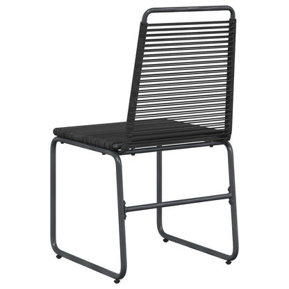 Sedie da giardino 2 pcs Nero 48 x 55 x 89,5 cm Rattan | homemem39