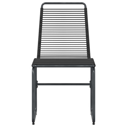 Sedie da giardino 2 pcs Nero 48 x 55 x 89,5 cm Rattan | homemem39