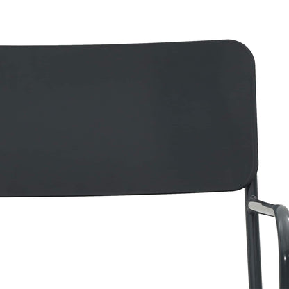 Sedie da giardino 2 pcs Antracite 51 x 55 x 81 cm Acciaio | homemem39